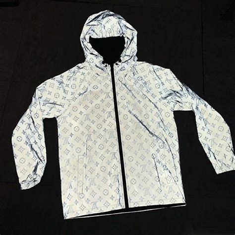 louis vuitton mens reflective jacket|louis vuitton jacket with pouches.